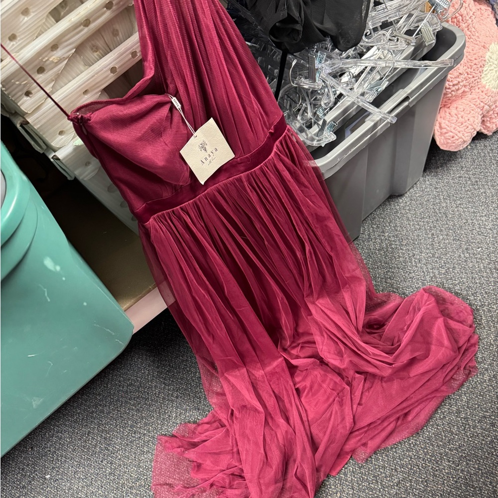 Anaya one shoulder dress size 4 // 031358